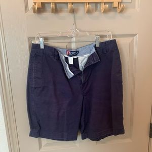 Navy Blue Chaps Shorts